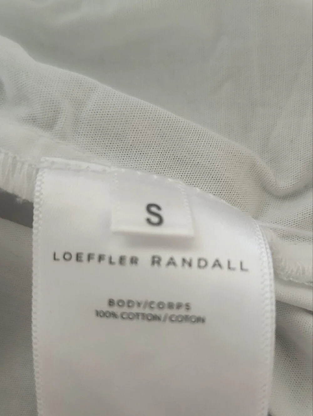 Loeffler Randall Melody Sleeveless White Smocked Mini Dress Small